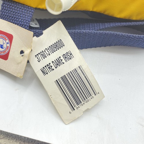 Notre Dame Back Cushion Seat Yellow Blue Fighting Irish NWT Made In USA - Picture 8 of 13