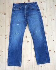 Levi's 501 Herren Jeans Hose W32 L30 Straight Fit Destroyed K754