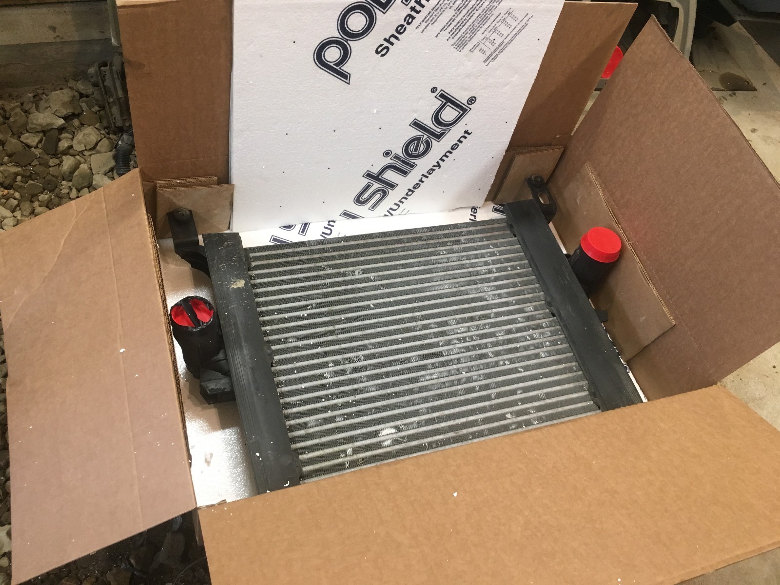 7.3 OBS Powerstroke Intercooler Kit W/ OEM FORD 6.0 Intercooler Early