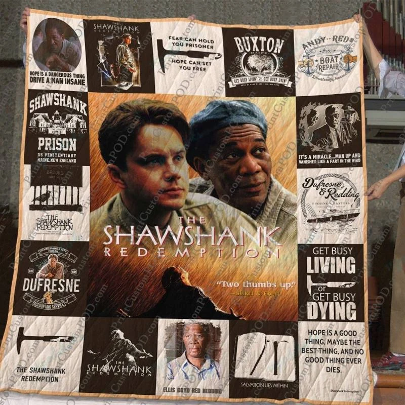 The Shawshank Redemption Quilt, Stephen King Quilt Blanket