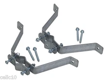  EZ 30-4W   4" Stand Off Wall Mount for up to 2" Antenna Mast - W Style Bracket