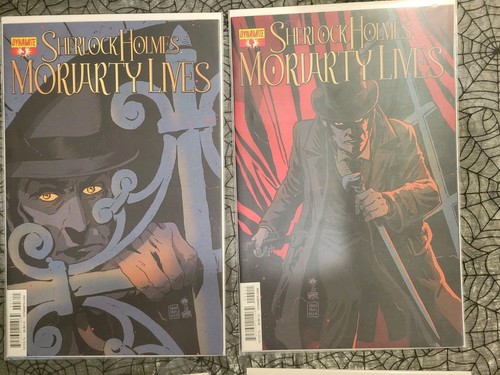 Sherlock Holmes Dynamite Comics Lot Moriarty Lives #1-4 Liverpool Demon 1-5 2012 - Picture 4 of 6