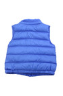 Moncler Boys Front Zip Crew Neck Down Quilted Logo Vest Jacket Blue Size 9-12M — photo 2