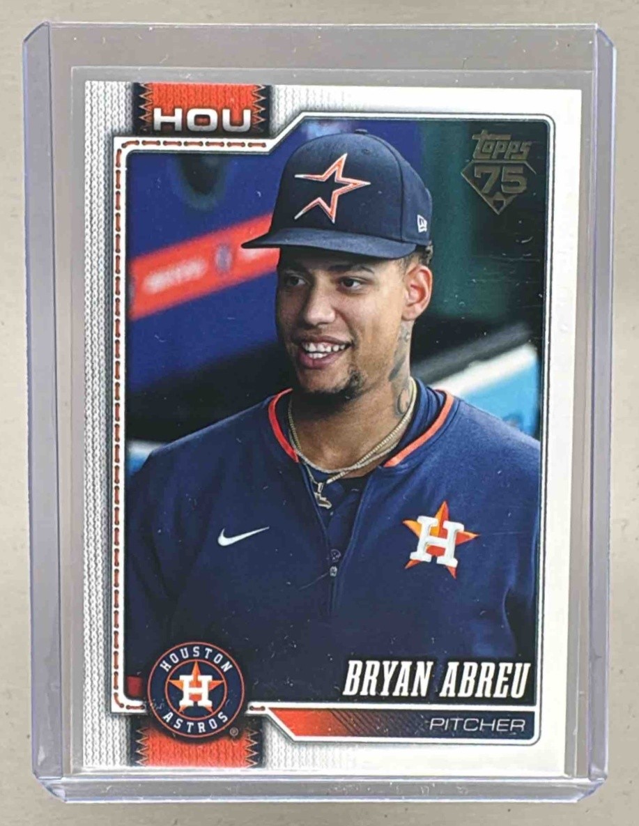 Bryan Abreu 2026 Topps #231 Golden Mirror Variation SSP