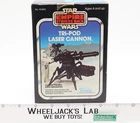 Tri-Pod Laser Cannon 100% Complete W/Box + INSERT Star Wars ROTJ 1983 Vehicle