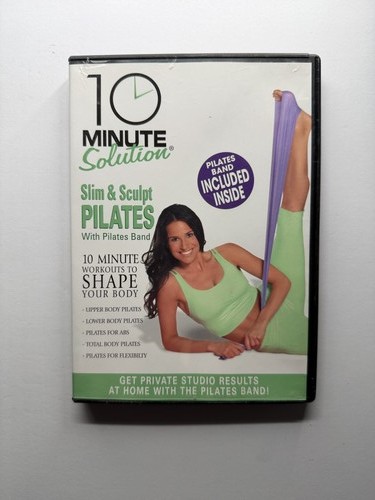 10 Minute Solution Slim & Sculpt Pilates DVD with Resistance Band Exercise
