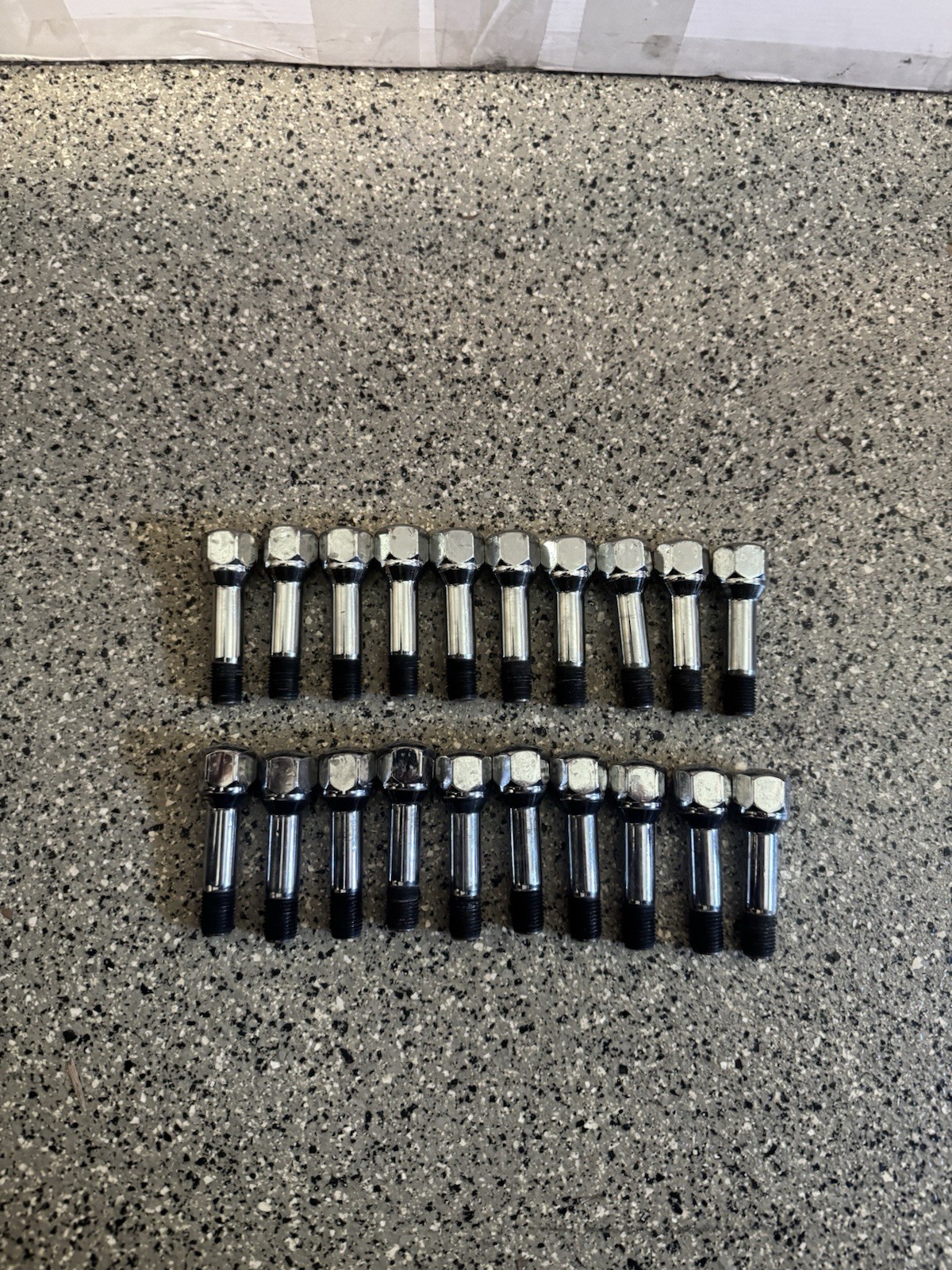 Ferrari 296 Wheel bolts Set Chrome P/N 803384