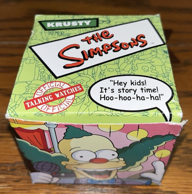 2002 THE SIMPSONS BURGER KING WATCH - KRUSTY -