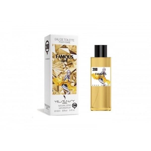 Eau de Toilette Famous Girl Yesensy de 100ml pour femme