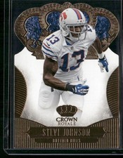 2013 Panini Crown Royale #88 Steve Johnson Bronze (Die Cut Crown)