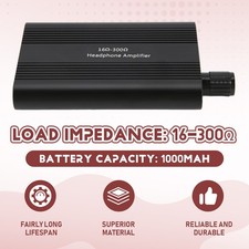HiFi Headphone Amplifier  16-300Ω Earphone  3.5mm AUX Audio Receiver Music1164