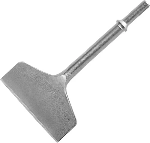 4 Inch Wide Pneumatic Chisel Bit, 0.401 Inch Shank Air Chisel Bit for Pneumatic - Picture 1 of 2