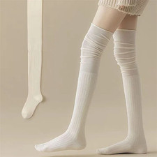 New Knee High Socks Women Thin Elastic Long Stockings Fast Shipping