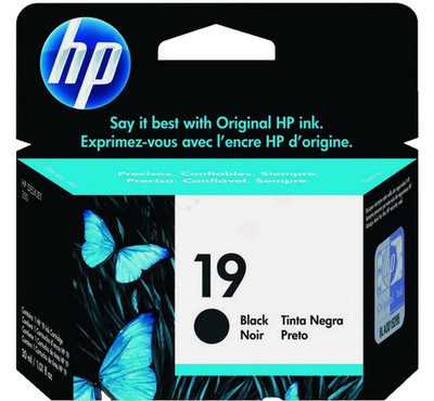 1x Original HP 19 - C6628A Tintenpatrone Black DESKJET 350C 350 Series 30ml NEU