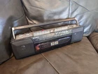 Rare Sony CFS-EW50 Double Cassette Auto Reverse FM LW AM SW Boombox W Line In