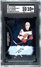 2021-22 Metal Universe Auto Rookie RC /399 Alexander Holtz SGC 10/10 Autograph