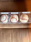 Lot of 3 Autographed MLB Baseballs John Franco Bryan Harvey Ismael Valdes