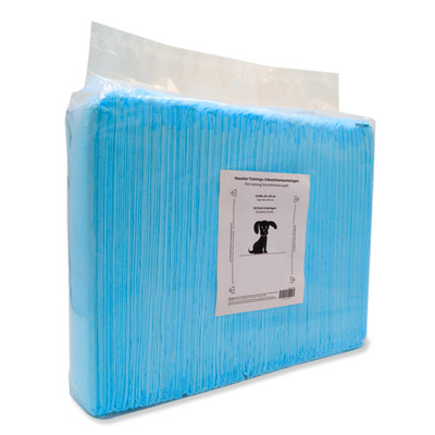 Hundeunterlagen 60x90cm XXL | Große Rassen 6-lagig saugstark Hund Pee Pad Einweg