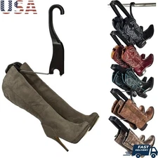 5 Pair Boot Rack Organizer Hanging Boot Storage Easy Assembly Closet Saver New