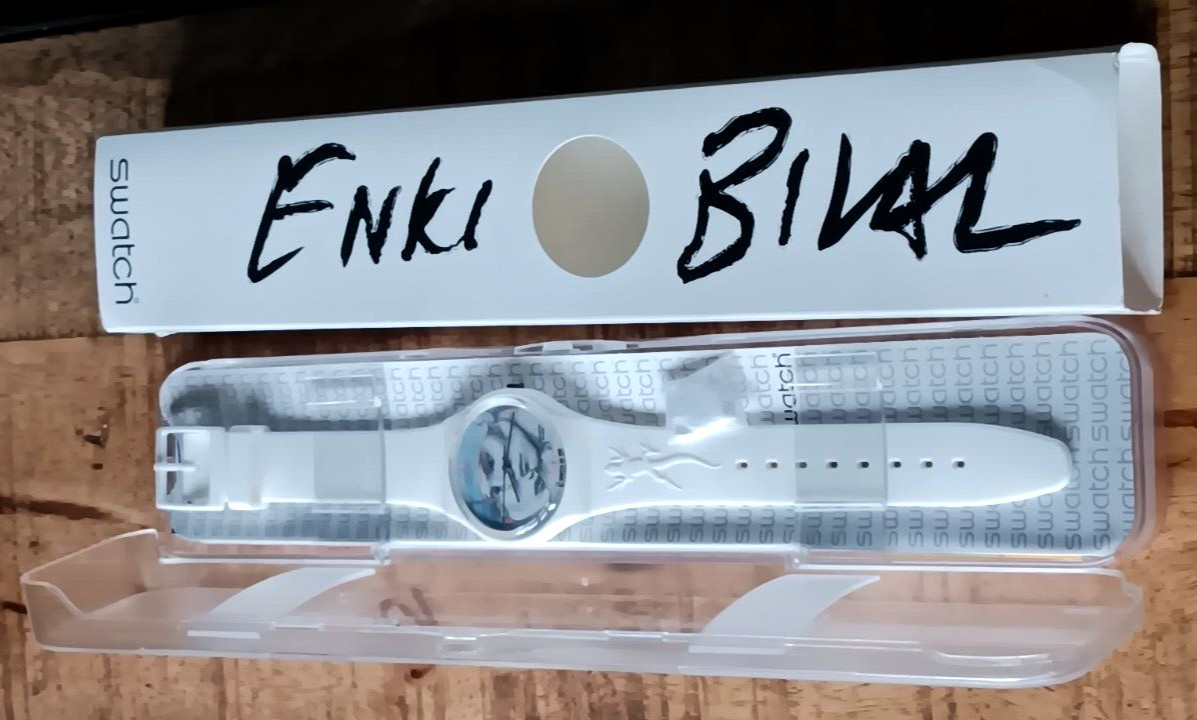 Montre Swatch Enki Bilal en coffret d origine cadeau idéal pour passionné de BD