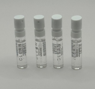 4 x Clean Reserve Radiant Nectar Eau de Parfum Sample Spray Vials 1.5 ml Each