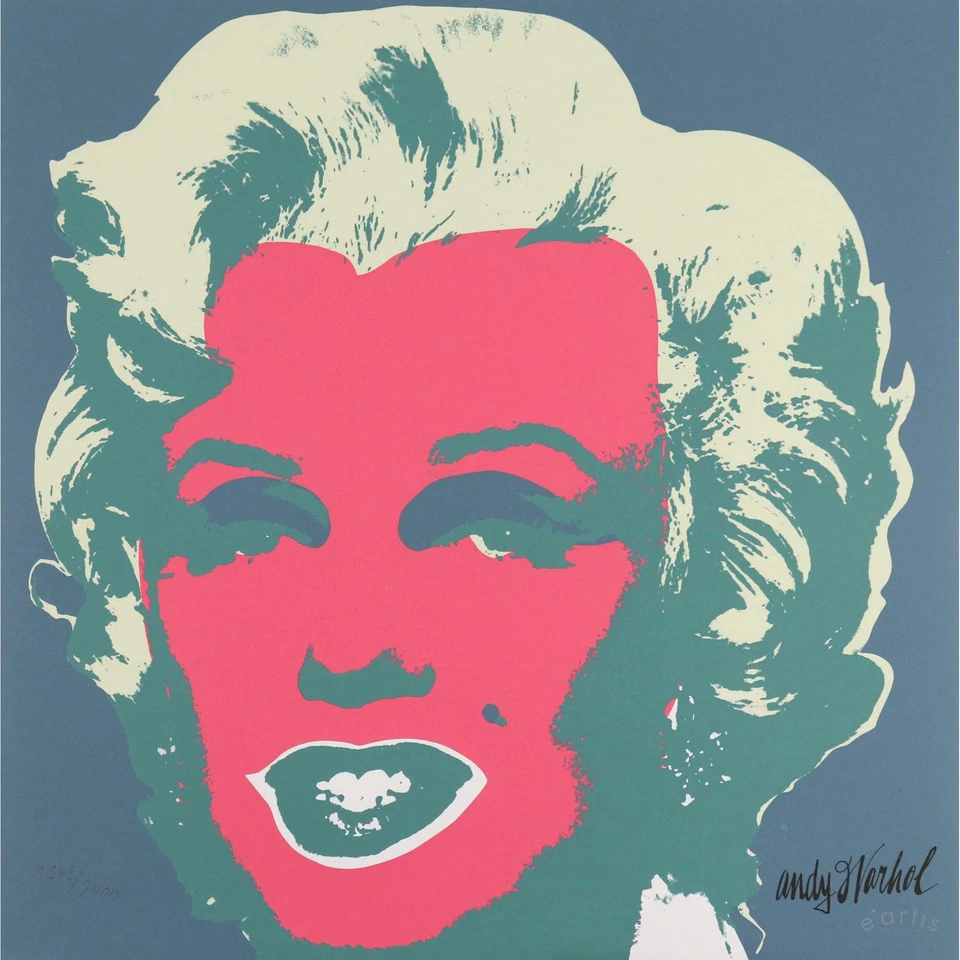 ANDY WARHOL SIEBDRUCK MARILYN MONROE SEXSYMBOL ROT POP ART GROSS VP: 1750€* - Bild 1 von 4