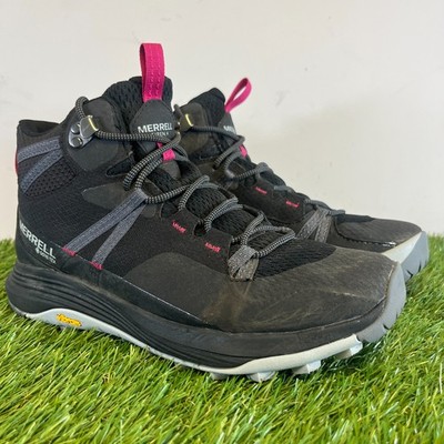 Merrell Stiefel Größe 6,5 Damen schwarz Siren 4 Mid Gore-Tex Wandern Wanderschuhe
