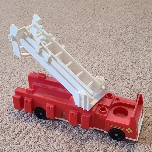 Fisher-Price Little People Fire Truck Vintage Toy Vehicle Ages 3-7 Years