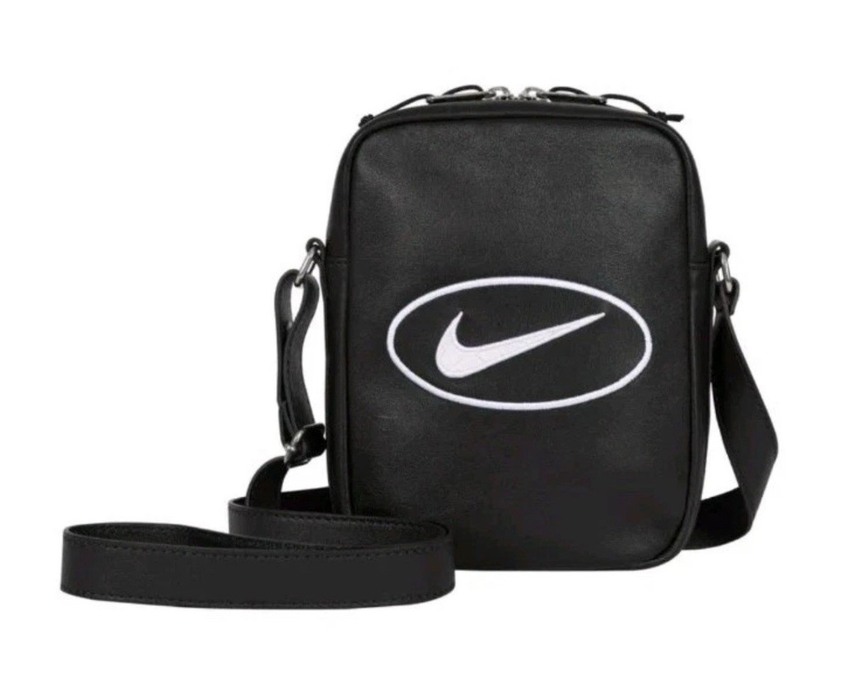 Supreme x Nike Leather Shoulder Bag Black SS25 BRAND NEW Supreme x Nike Leather Shoulder Bag Black SS25 BRAND NEW