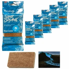 6 Pc Paradise Super Organic Blue Lava Scent Air Freshener Block Fragrance Stone