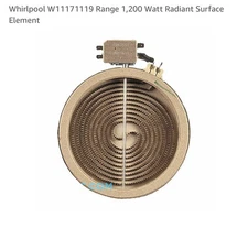 Whirlpool Range Radiant Surface Element 1,200-Watt W10248261 W11171119