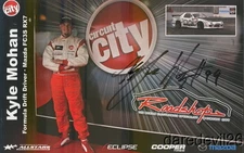 2008 Kyle Mohan signed Circuit City Mazda RX-7 Formula Drift postcard