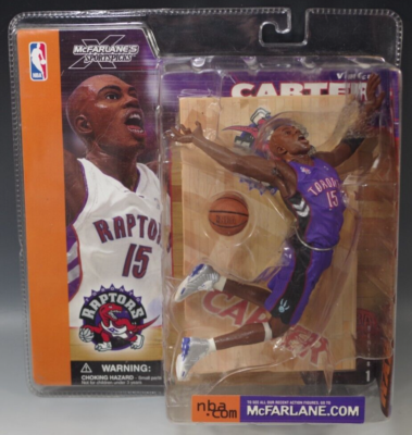 McFARLANE‘S NBA CARTER TーMAC McFARLANE VINCE CARTER TORONTO RAPTORS SERIES 1 NBA BASKETBALL MIB