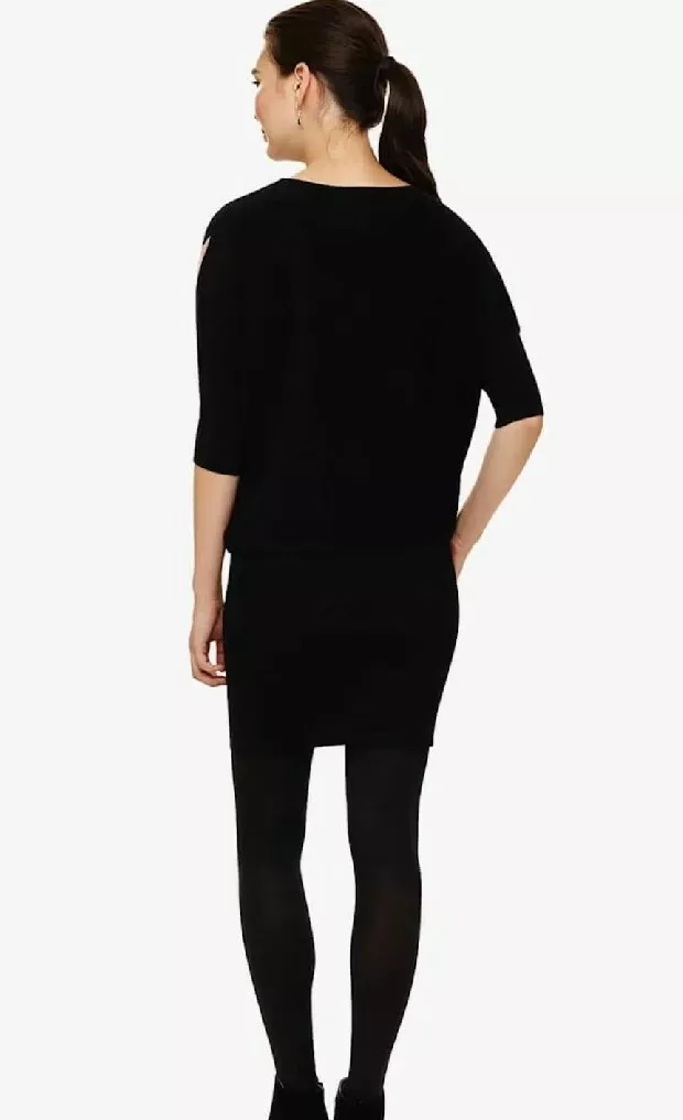 Phase Eight Womens Becca Star Knitted Dress Black SIZE UK 16 REF