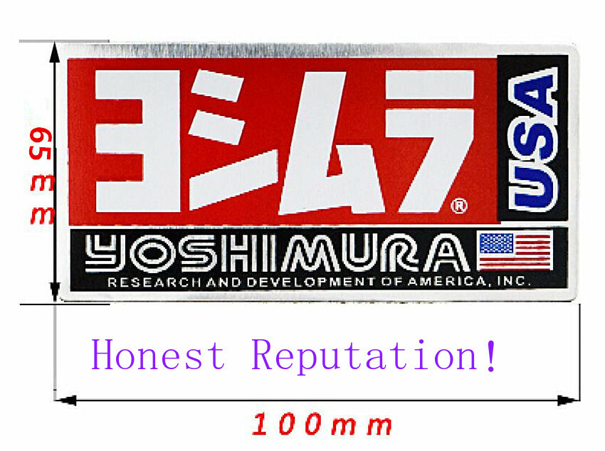 Danger UK Yoshimura Exhaust Stickers | Pair Of Motocross Bike Decals