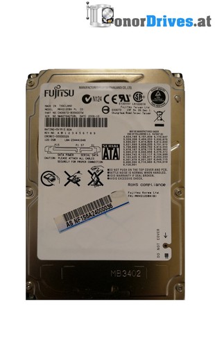 Fujitsu MHV2120BH - CA06672-B35600TW -  120 GB - SATA - CA26338-B74104BA*