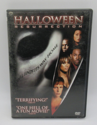 HALLOWEEN RESURRECTION DVD MOVIE, BUSTA RHYMES, JAMIE LEE CURTIS
