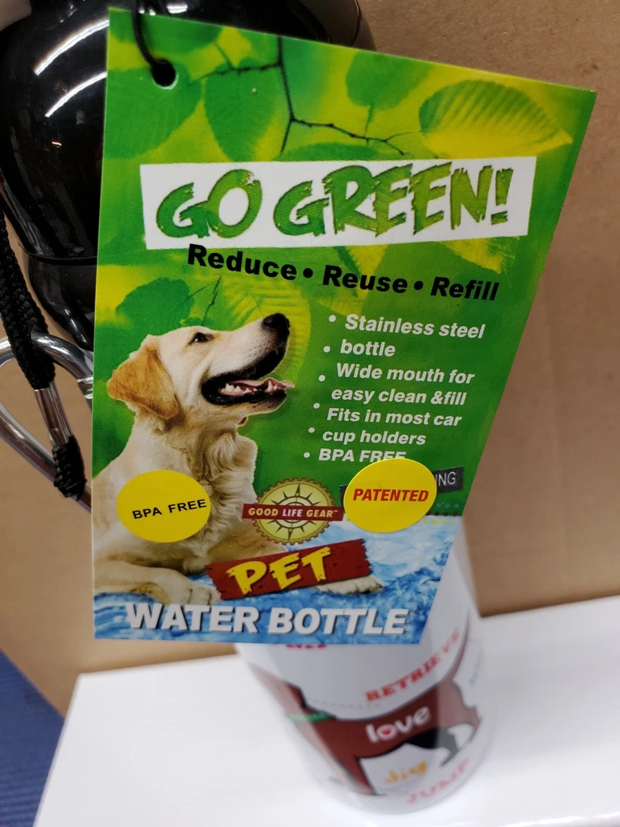 Stainless steel dog water bottle top
