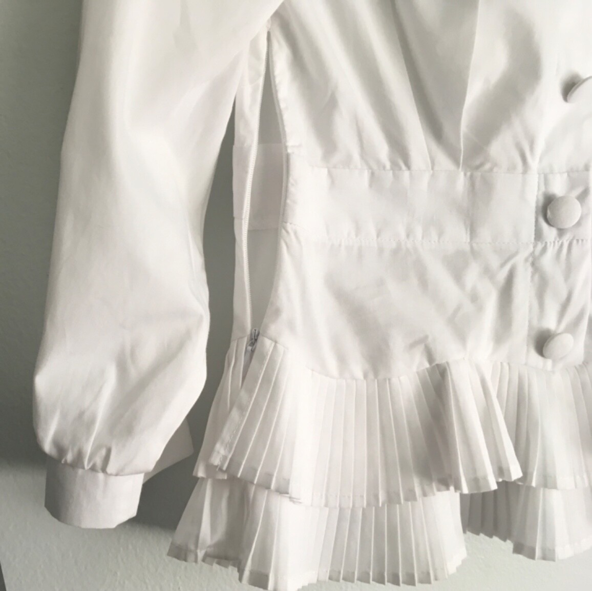 Free Generation pleated ruffle button back blouse… - image 7