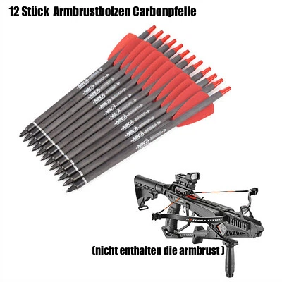 FORARCHERY-2020 Archery Armbrust Pfeile Carbon Bolzen für Ek Archery Adder Cobra System 7,5"