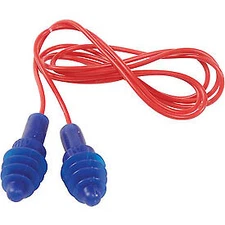 North Safety 436709 Howard Leight & #174 AirSoft Multiple-Use Earplugs, Red Poly