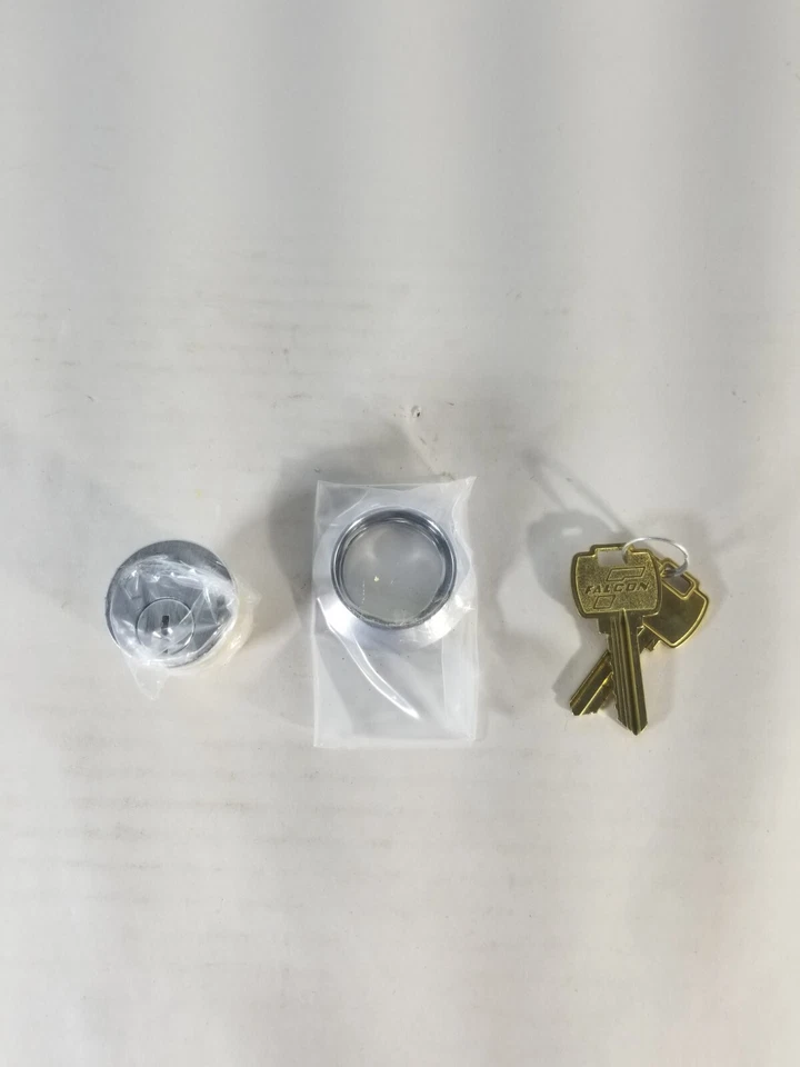 Falcon 985-5 Mortise Cylinder - 5 Pin 626 Satin Chrome G Keyway 1-1/8" MA Series