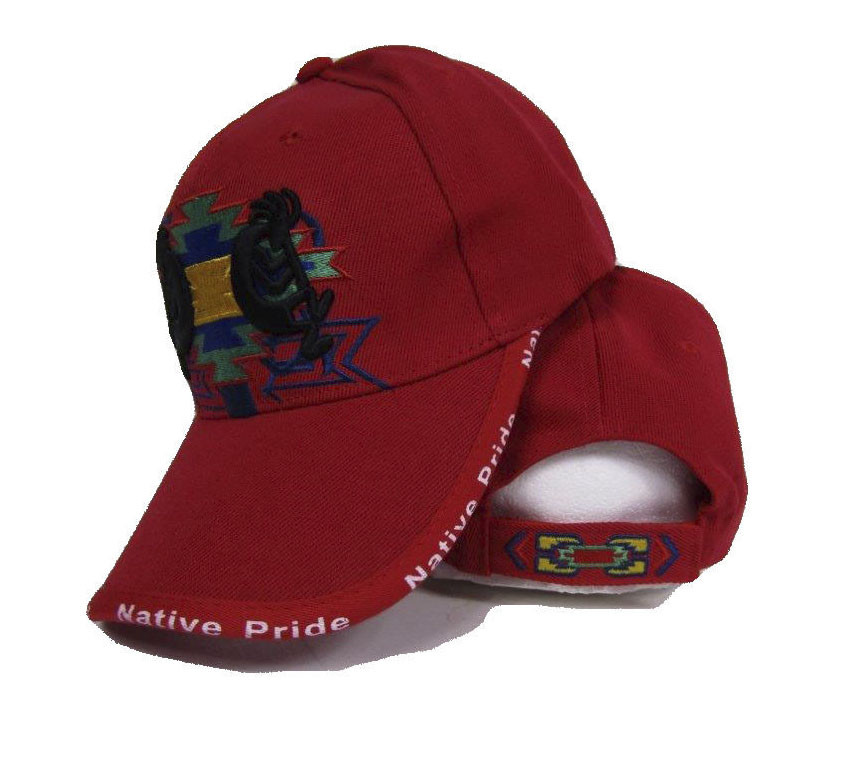Native American Native Pride Symbol Shadow Indian Red Ball Cap Hat (RAM ...