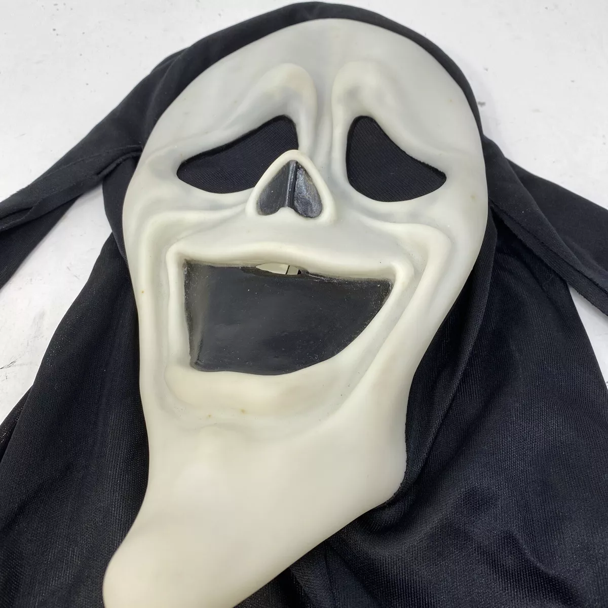 Scary Ghost Face Halloween Mask Scary Mask - Temu