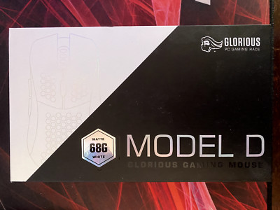 Glorious PC Gaming Race Model D Wired Gaming Mouse - Matte White 
