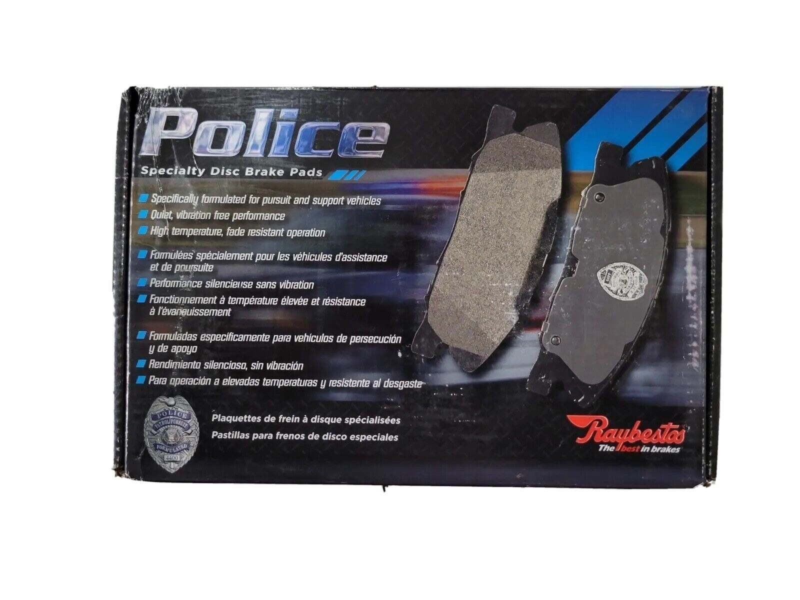 2014-2022 Dodge Charger Front Disc Brake Pad Set-Specialty - Police Metallic 