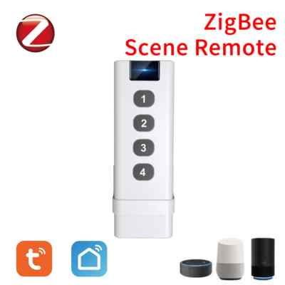 Smart House Wireless Scene Switch 4 Gang Remote Hub Required No Limit Lot New