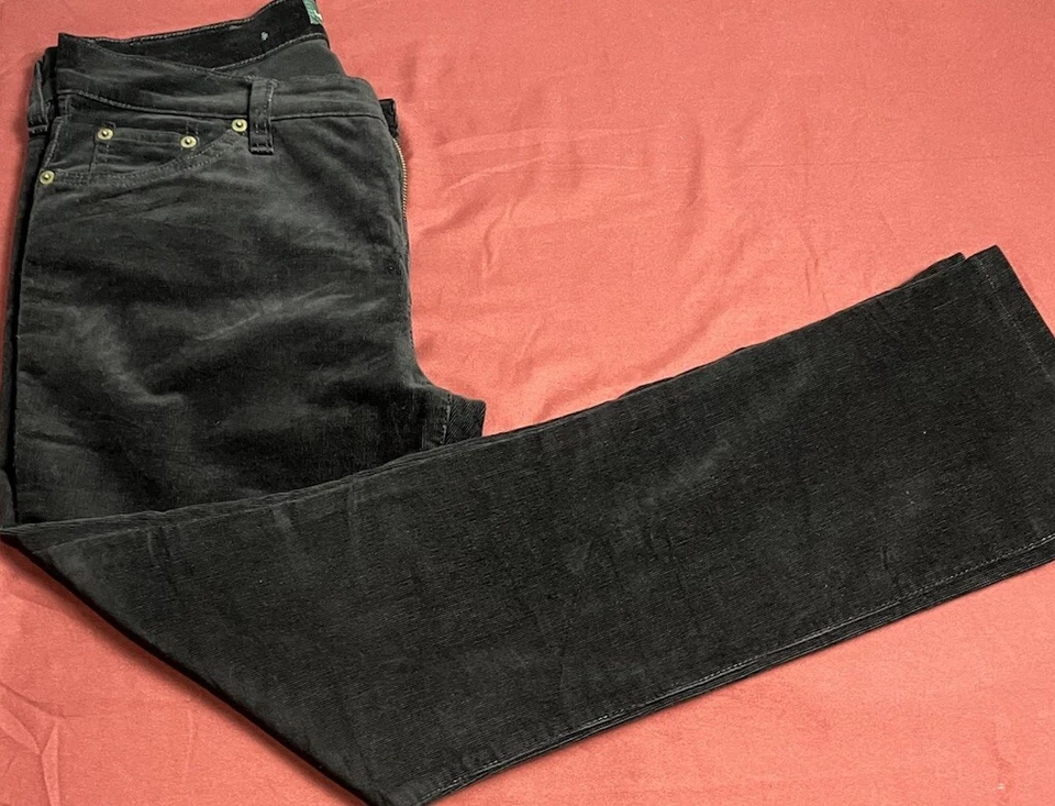 Camisa vintage LRL Ralph Lauren negra de pana lisa para mujer (8) y melocotón Foto 2 de 4