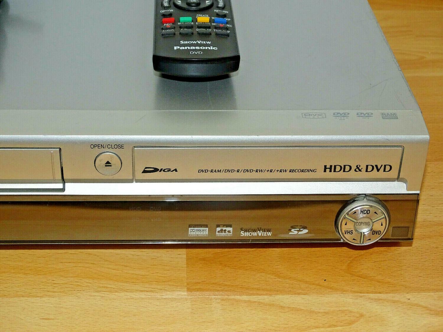 Panasonic DMREX95V Recorder VHS auf DVD kopieren 250GB HDD inkl.FB, 2J