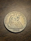 1858-O Seated Liberty Silver Half Dollar Circulated